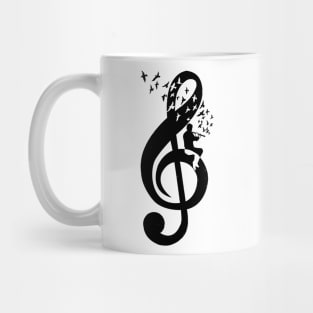 Treble Clef - Flute Mug